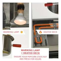 FunTime FT824PP Palace Popper 8 Oz Bar Style Popcorn Popper Machine - Home Goods 25 Home Goods FunTime FT824PP Palace Popper 8 Oz Bar Style Popcorn Popper Machine