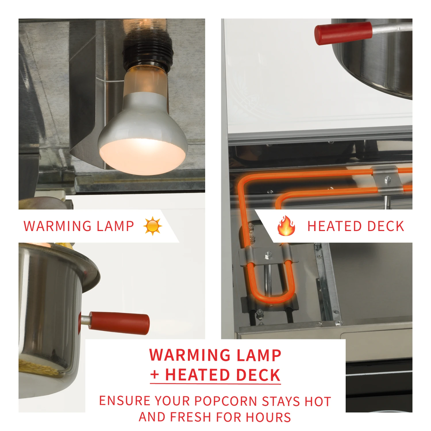 FunTime FT824PP Palace Popper 8 Oz Bar Style Popcorn Popper Machine - Home Goods 8 Home Goods FunTime FT824PP Palace Popper 8 Oz Bar Style Popcorn Popper Machine