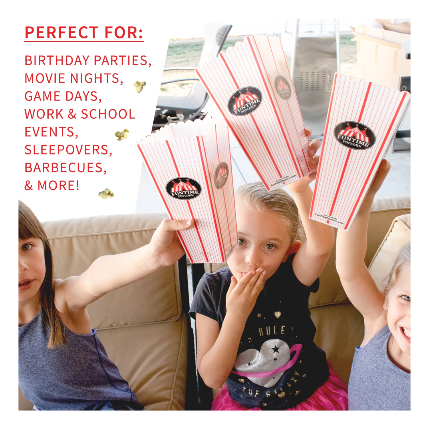 FunTime FT825CB 8oz Black Bar Table Top Popcorn Popper Machine - Perfect for Home, Parties, and Cinemas 5 FunTime FT825CB 8oz Black Bar Table Top Popcorn Popper Maker Machine