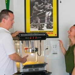 FunTime FT421CB 4oz Black Bar Table Top Popcorn Popper Maker Machine