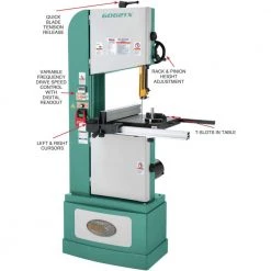 Tools & Equipment Grizzly G0621X 220V 13-1/2 Inch 1-1/4 Inch HP Vertical Wood Metal Bandsaw