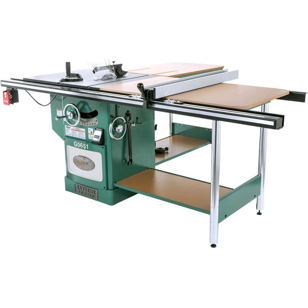 Grizzly G0651 220V 10 Inch 3 HP 220V Heavy Duty Cabinet Table Saw Riving Knife Tools & Equipment 4 Grizzly G0651 220V 10 Inch 3 HP 220V Heavy Duty Cabinet Table Saw Riving Knife Tools & Equipment