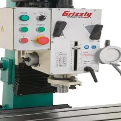 Grizzly G0755 220V 10 Inch X 32 Inch Heavy-Duty Mill/Drill Stand And Power Feed Tools & Equipment