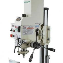 Grizzly G0808 220V Variable-Speed Gearhead Drill Press With Cross-Slide Table