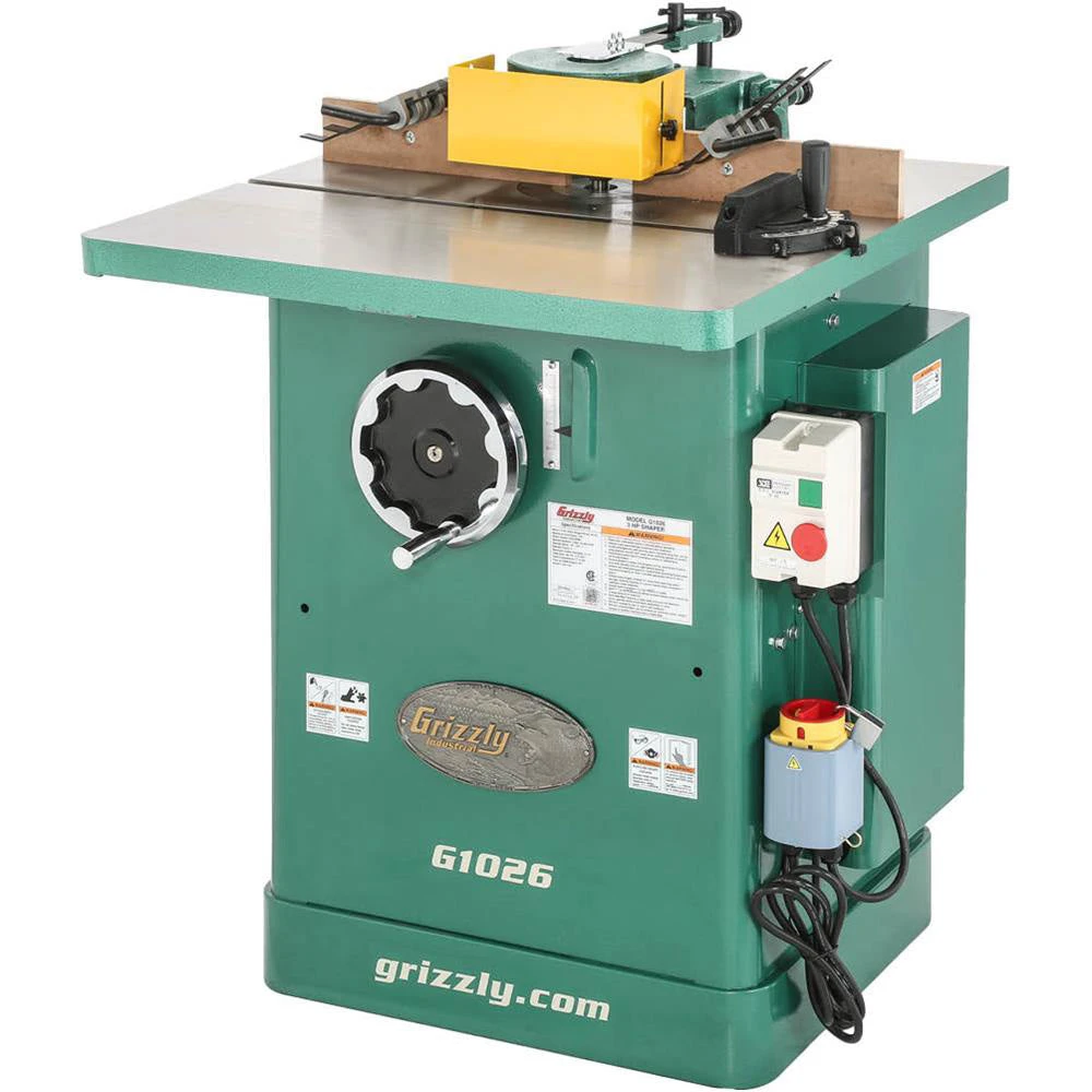 Grizzly G1026 240V 3 HP Shaper 3 Grizzly G1026 240V 3 HP Shaper