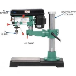 Grizzly G9969 110V/220V Radial Drill Press