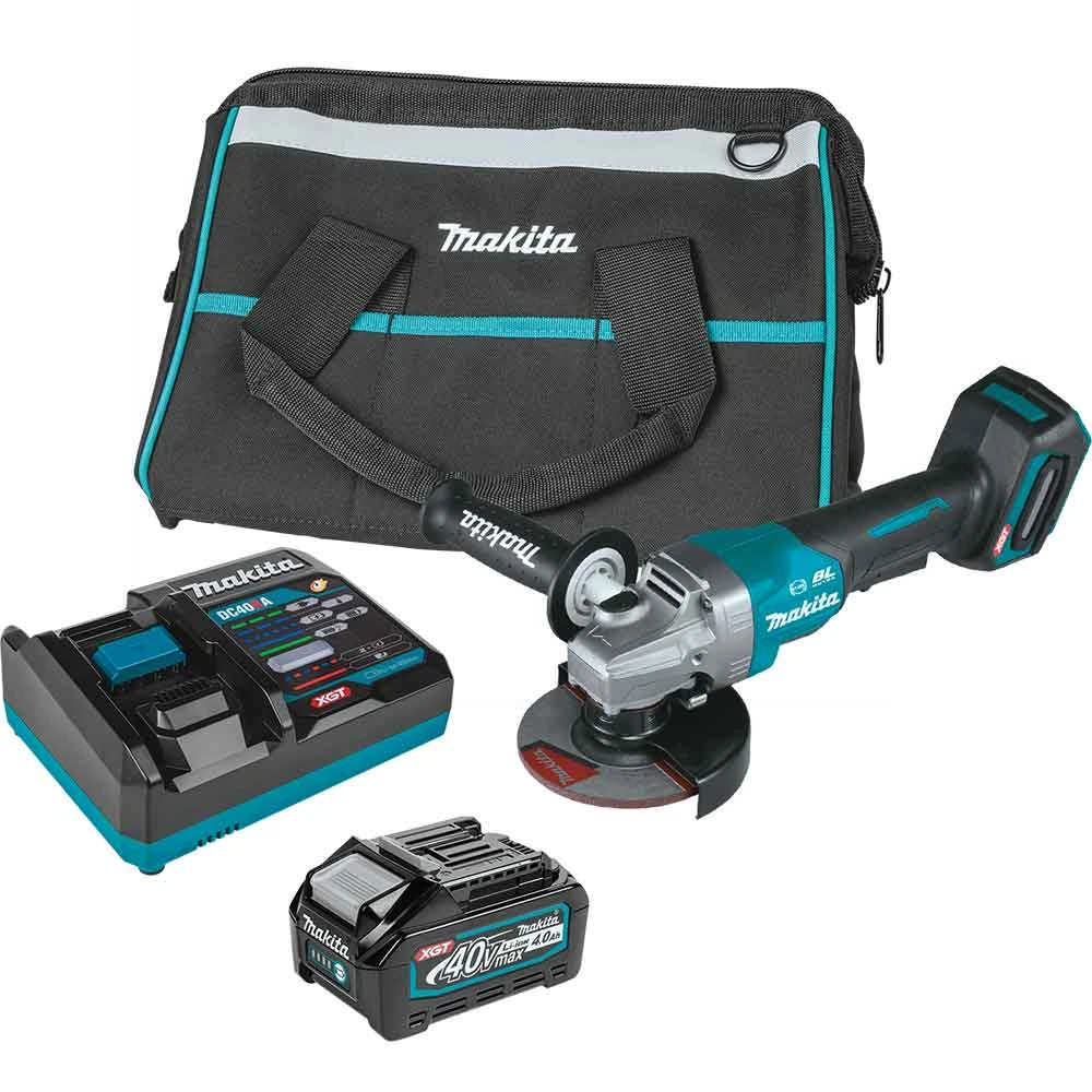 Makita GAG03M1 40V MAX XGT 4-1/2” / 5" Brushless Paddle Switch Angle Grinder Kit - Power Tools & Equipment 3 Makita GAG03M1 40V MAX XGT 4-1/2” / 5" Brushless Paddle Switch Angle Grinder Kit Tools & Equipment