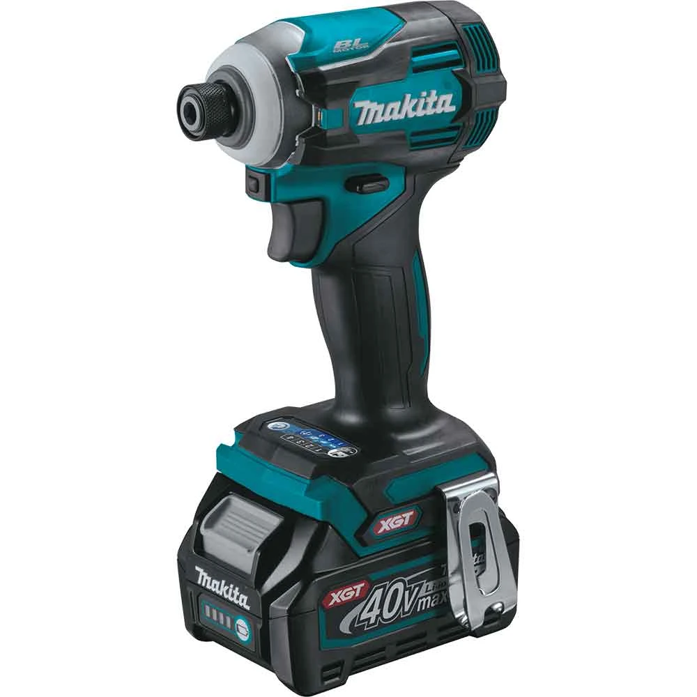 Tools & Equipment Makita GDT01D 40V MAX XGT Brushless Cordless Impact Driver Kit W/ 2.5Ah Battery 4 Tools & Equipment Makita GDT01D 40V MAX XGT Brushless Cordless Impact Driver Kit W/ 2.5Ah Battery