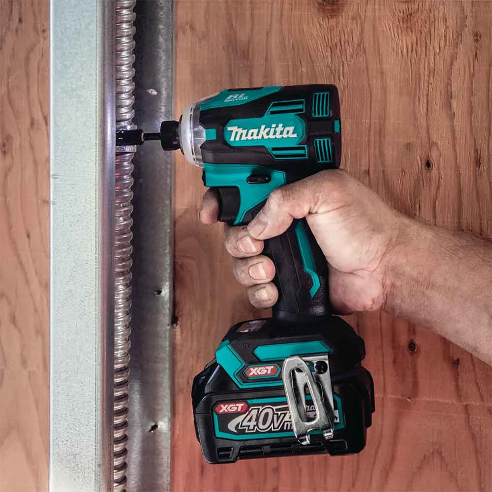 Tools & Equipment Makita GDT01D 40V MAX XGT Brushless Cordless Impact Driver Kit W/ 2.5Ah Battery 9 Tools & Equipment Makita GDT01D 40V MAX XGT Brushless Cordless Impact Driver Kit W/ 2.5Ah Battery