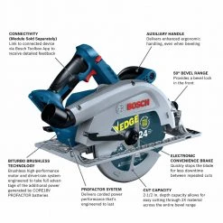 Bosch GKS18V-25CN 18V PROFACTOR 7-1/4" Strong Arm Circular Saw - Bare Tool Tools & Equipment