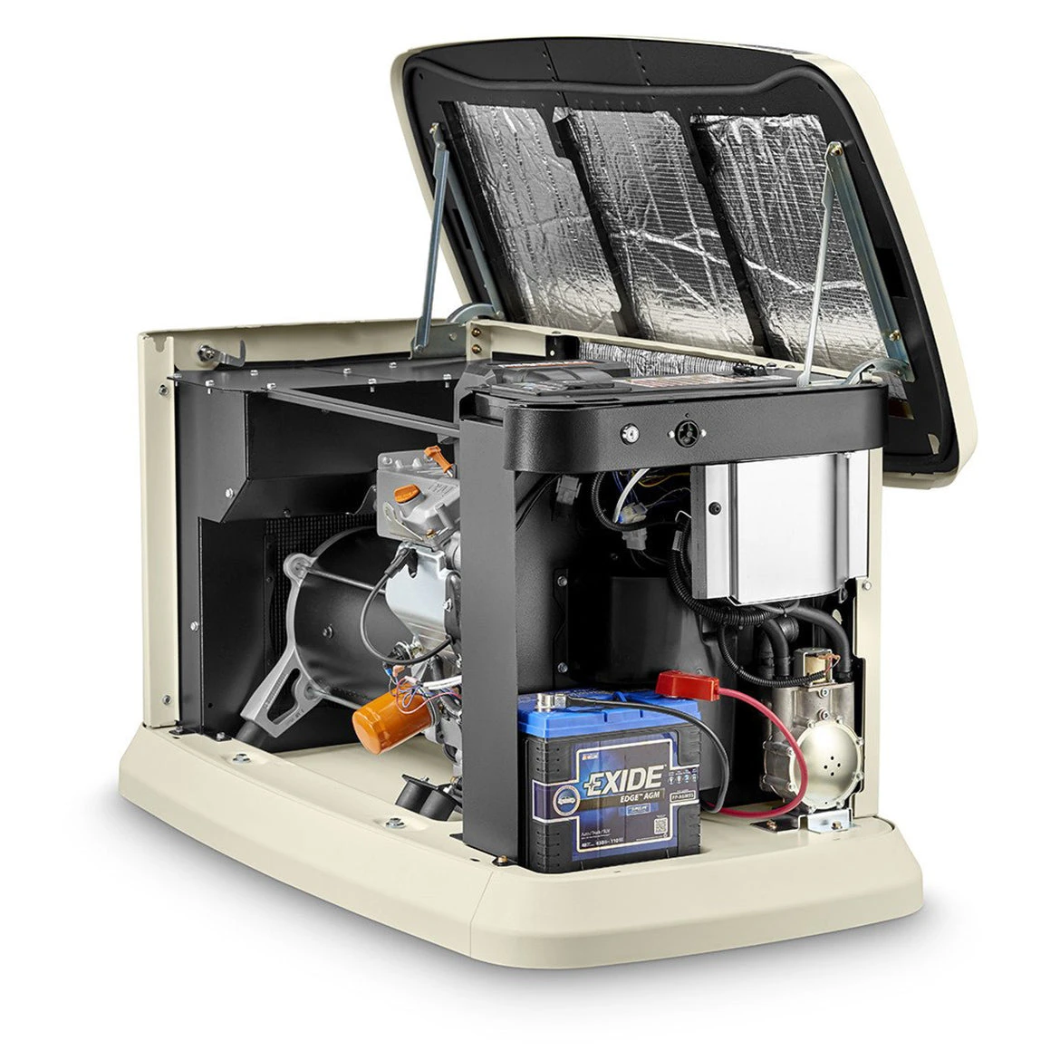 Generac 7163 15kW WiFi Enabled Air-Cooled Gasoline Standby Generator with 999cc Engine for Off-Grid Use 6 Generac 7163 15kW 999cc Air Cooled WiFi EcoGen Off Grid Standby Generator Gasoline Generators