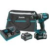 Makita GPH02D 40V MAX XGT 1/2" Brushless Li-Ion Compact Hammer Driver Drill Kit