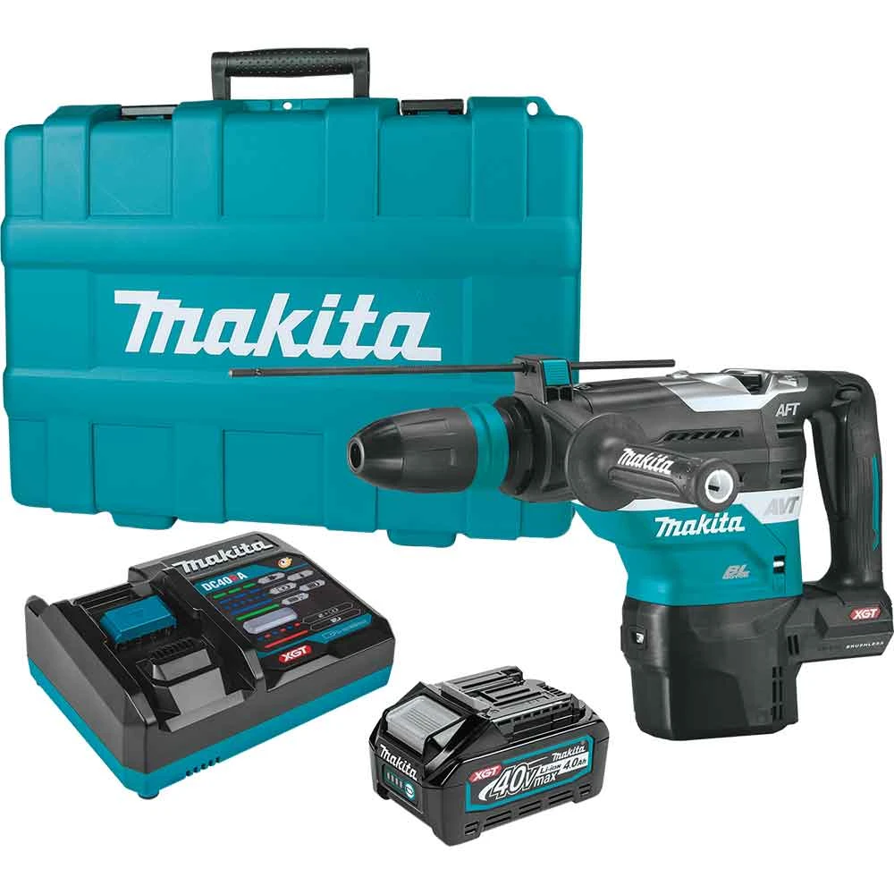 Makita GRH05M1 40V MAX XGT 1-9/16" Brushless Cordless AVT Rotary Hammer Kit | Power Tools & Equipment 3 Tools & Equipment Makita GRH05M1 40V MAX XGT 1-9/16" Brushless Cordless AVT Rotary Hammer Kit