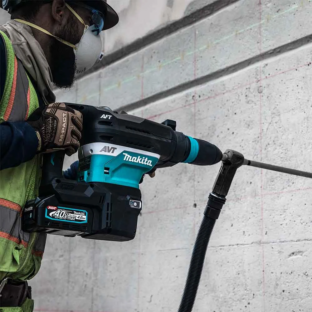 Makita GRH05M1 40V MAX XGT 1-9/16" Brushless Cordless AVT Rotary Hammer Kit | Power Tools & Equipment 13 Tools & Equipment Makita GRH05M1 40V MAX XGT 1-9/16" Brushless Cordless AVT Rotary Hammer Kit