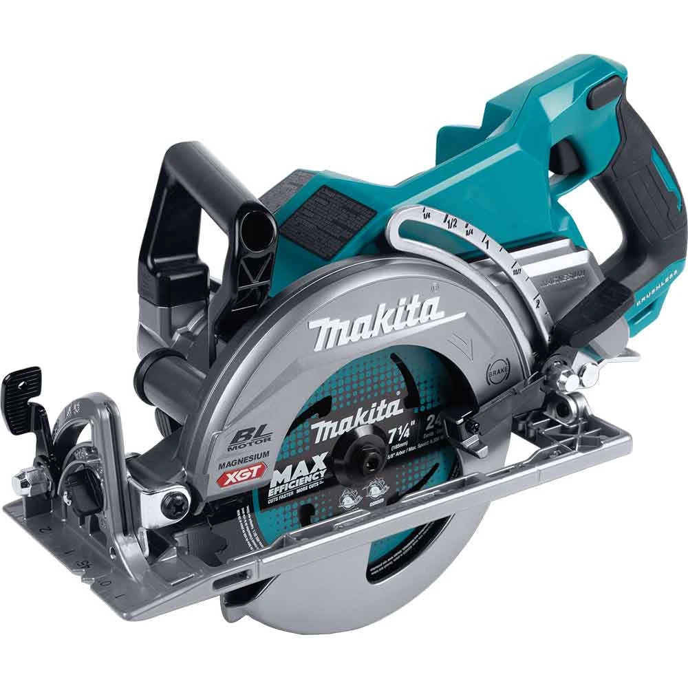 Makita GSR01Z 40V MAX XGT 7-1/4” Brushless Rear Handle Circular Saw - Bare Tool Tools & Equipment 3 Makita GSR01Z 40V MAX XGT 7-1/4” Brushless Rear Handle Circular Saw - Bare Tool Tools & Equipment