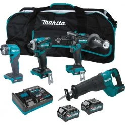 Tools & Equipment Makita GT401M1D1 40V MAX XGT Brushless Cordless Lithium-Ion 4 Tool Combo Kit