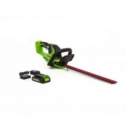 GreenWorks Commercial 24H20 24V 22” Cordless Lightweight Hedge Trimmer Kit Lawn & Outdoor Power