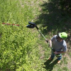 GreenWorks Commercial 48PH18 48V 18” Cordless Dual Voltage Pole Hedge Trimmer Lawn & Outdoor Power