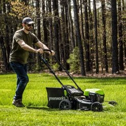 GreenWorks Commercial 48PM21 48V 21” Dual Volt Brushless Walk Behind Lawn Mower Lawn & Outdoor Power