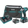 Tools & Equipment Makita GWT05D 40V MAX XGT 1/2" Sq. Brushless Cordless Drive Impact Wrench Kit