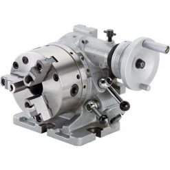 Grizzly H7506 Horizontal/Vertical Rotary Indexing Table With Chuck Tools & Equipment