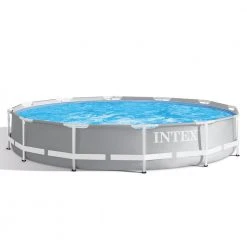 Intex 26711EH 12 Feet X 30 Inch Prism Metal Frame Pool Pools