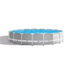 Intex 26731EH 18' X 48" Prism Frame Premium Above Ground Pool Set W/ Pump
