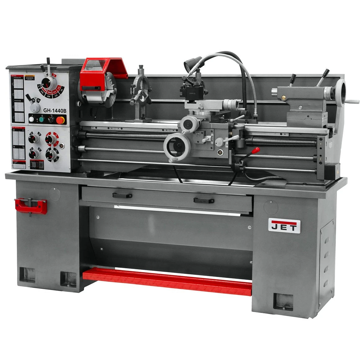 Jet 331440 14-Inch x 37-Inch 1-Phase Geared Head Bench Lathe with Stand - Power Tools & Equipment 4 Jet 331440 14-Inch X 37-Inch 1-Phase Geared Head Bench Lathe W/ Stand Tools & Equipment