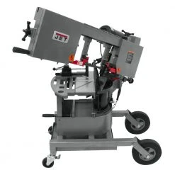 Tools & Equipment JET HVBS-10 1-Hp 115V Self-Propelled Dual Mitering Portable Bandsaw