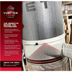 Jet DC-1200VX-BK3 2HP 3PH 230/460V Dust Collector Filter Kit 710703K