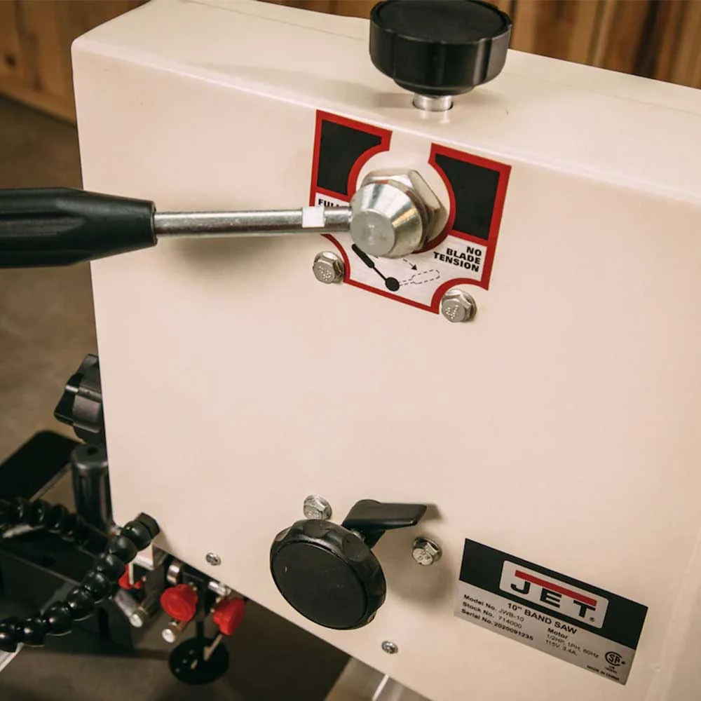 JET 714000 JWB-10 115V 1/2 HP 10" Open Stand Compact Premium Bandsaw 14 JET 714000 JWB-10 115V 1/2 HP 10" Open Stand Compact Premium Bandsaw
