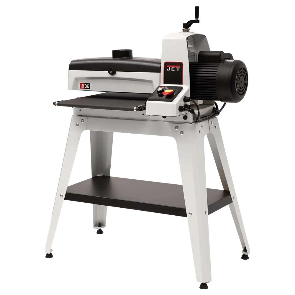 Jet JWDS-1836 115-Volt 1-3/4 HP 1-Phase Drum Sander with Open Stand - 723530K | Power Tools & Sanders 3 Jet JWDS-1836 115-Volt 1-3/4 HP 1-Phase Drum Sander W/ Open Stand - 723530K