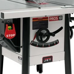 Tools & Equipment Jet 725000K 115-Volt 10-Inch Cast Wing Riving ProShop Table Saw W/ 30-Inch Rip