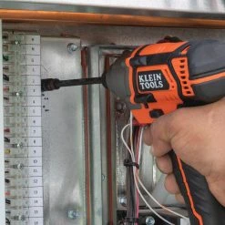 Klein 32304 14-in-1 HVAC Adjustable-Length Impact Screwdriver W/ Flip Socket Tools & Equipment