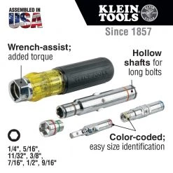 Klein 32807MAG 7-in-1 Nut Driver