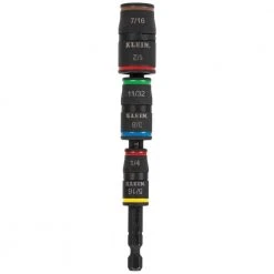 Klein 32900 7-in-1 Impact Flip Magnetic Socket W/ Handle And Color Coded Sockets Tools & Equipment