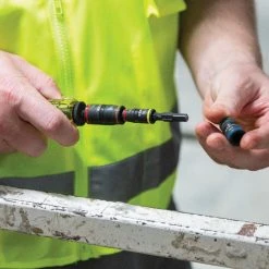 Klein 32900 7-in-1 Impact Flip Magnetic Socket W/ Handle And Color Coded Sockets Tools & Equipment