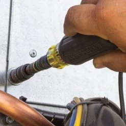 Klein 32900 7-in-1 Impact Flip Magnetic Socket W/ Handle And Color Coded Sockets Tools & Equipment