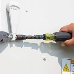 Klein 32900 7-in-1 Impact Flip Magnetic Socket W/ Handle And Color Coded Sockets Tools & Equipment