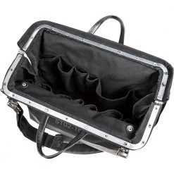 Tools & Equipment Klein 510216SPBLK 16 Inch Deluxe Black Canvas Tool Bag