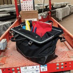 Klein 510218SPBLK 18 Inch Deluxe Black Canvas Tool Bag Tools & Equipment