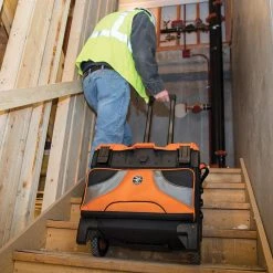 Klein 55473RTB 19 Pocket Telescoping Tradesman Pro Tool Master Rolling Tool Bag Tools & Equipment