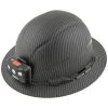 Klein 60346 Hard Hat Premium KARBN Non-Vented Full Brim Class E W/ Headlamp Tools & Equipment