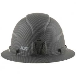 Klein 60346 Hard Hat Premium KARBN Non-Vented Full Brim Class E W/ Headlamp Tools & Equipment