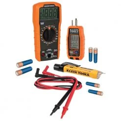 Klein 69355 Premium Electrical Test Kit W/ Batteries