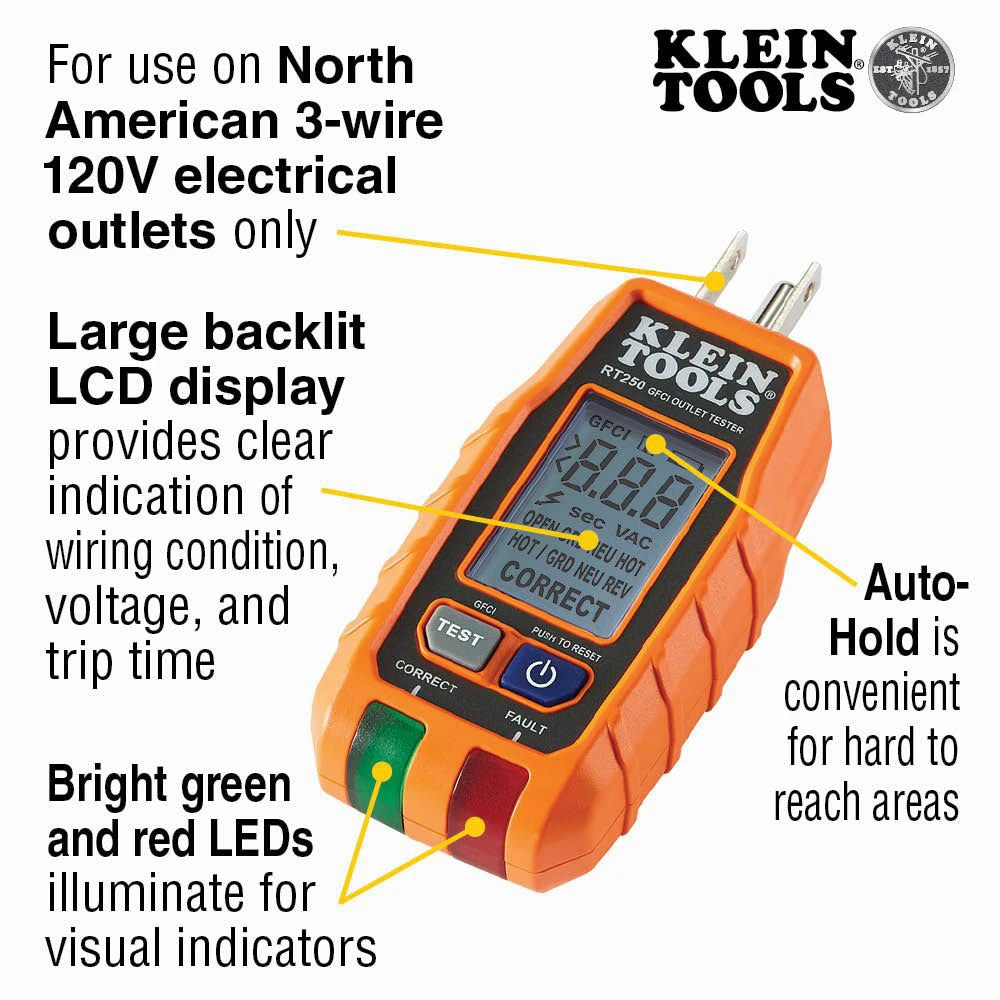 Klein 69355 Premium Electrical Test Kit with Batteries - Reliable Electrician Tool 6 Klein 69355 Premium Electrical Test Kit W/ Batteries