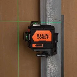 Tools & Equipment Klein 93PLL Cordless Rechargeable Li-Ion Self-Leveling Green Planar Laser Level