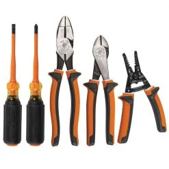 Klein 94130 1000V Insulated Professional Combo Tool Kit 5-PC Tools & Equipment