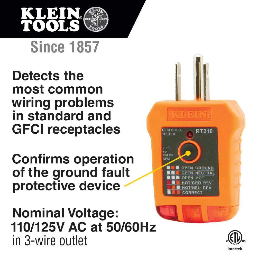 Klein CL120VP AC/DC Voltage Clamp Meter Electrical Test Kit W/LCD 6 Klein CL120VP AC/DC Voltage Clamp Meter Electrical Test Kit W/LCD