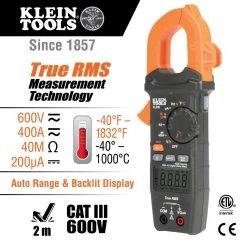 Tools & Equipment Klein CL320KIT Digital Clamp Meter Infrared/Probe Thermometer HVAC Kit